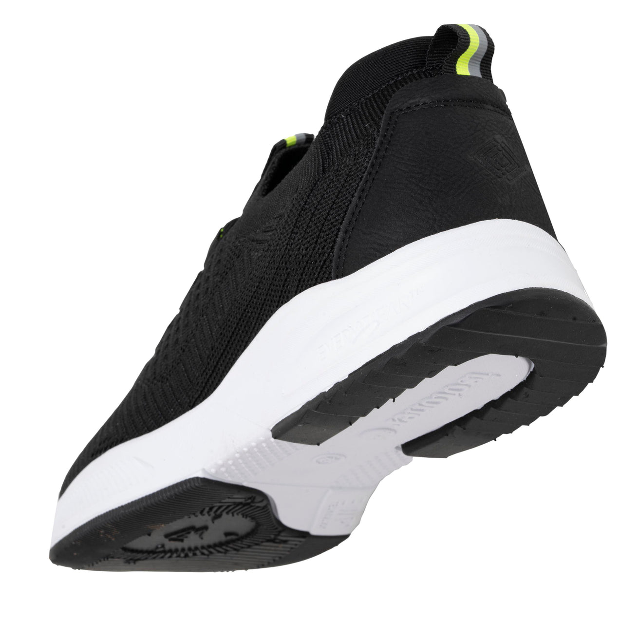Basket Confort Homme slip-on Noir/jaune