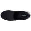 Baskets slippers Femme élastique Noir
