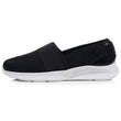 Baskets slippers Femme élastique Noir