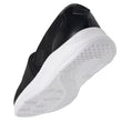 Baskets slippers Femme élastique Noir