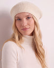 Béret Femme maille Soft Touch Blanc