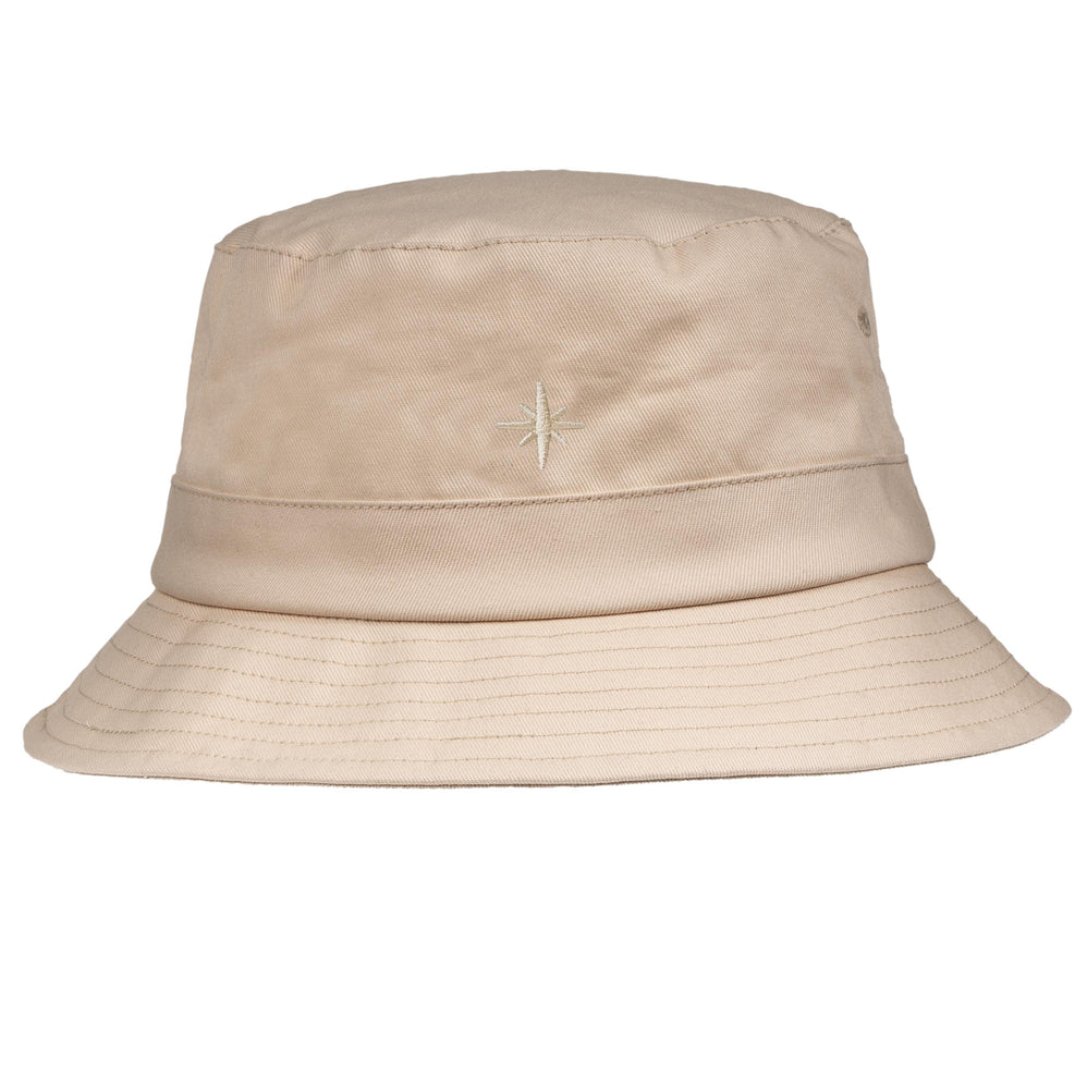 Bob mixte uni brodé Beige - Isotoner