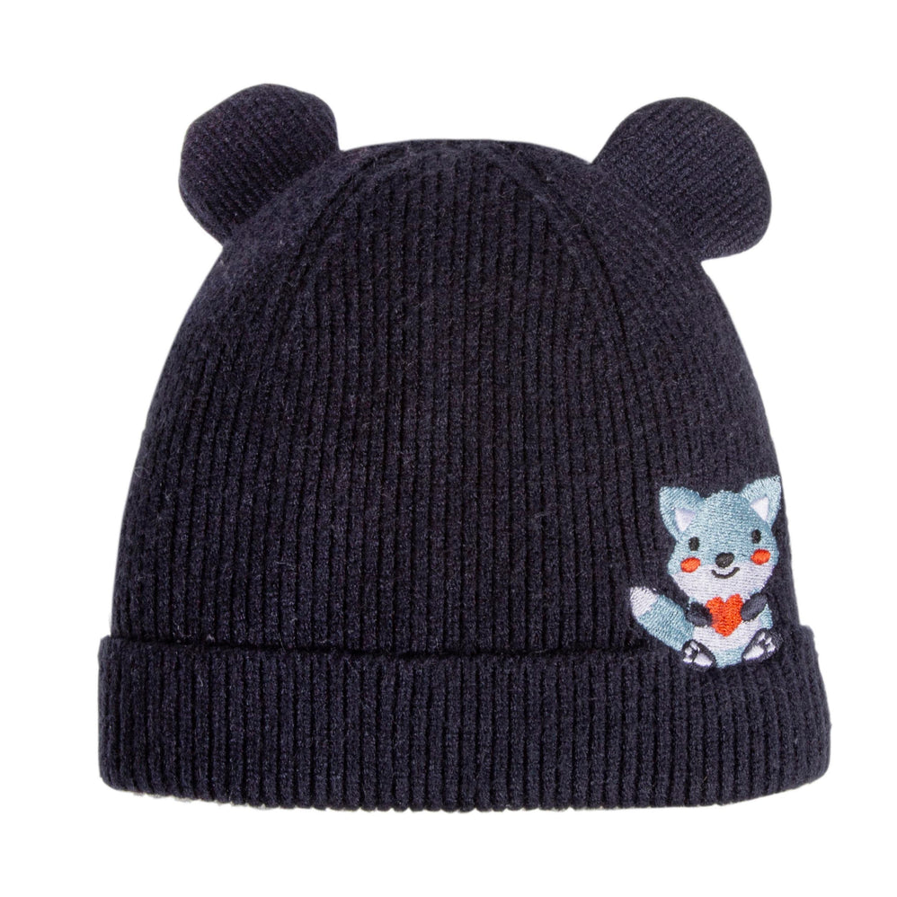 Bonnet Enfant 2/4 ans Oreilles Renard Marine - Isotoner
