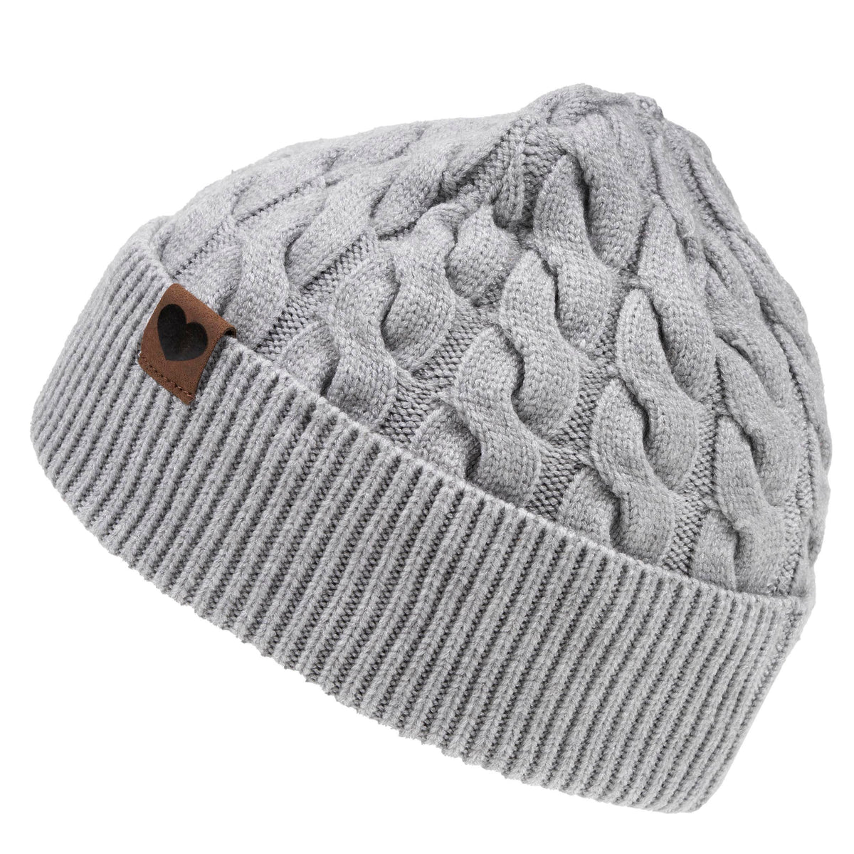 Bonnet Enfant 6/12 ans maille Ultra-doux Gris