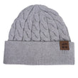 Bonnet Enfant maille Soft Touch Gris