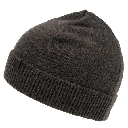 Bonnet Homme court à revers Taupe - Isotoner
