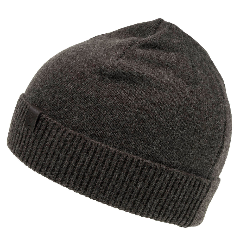 Bonnet Homme court à revers Taupe - Isotoner