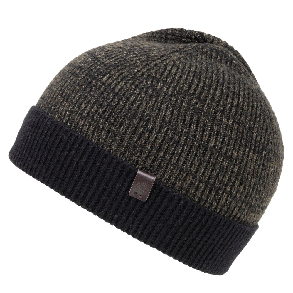 Bonnet Homme maille Ultra-doux Kaki chiné - Isotoner