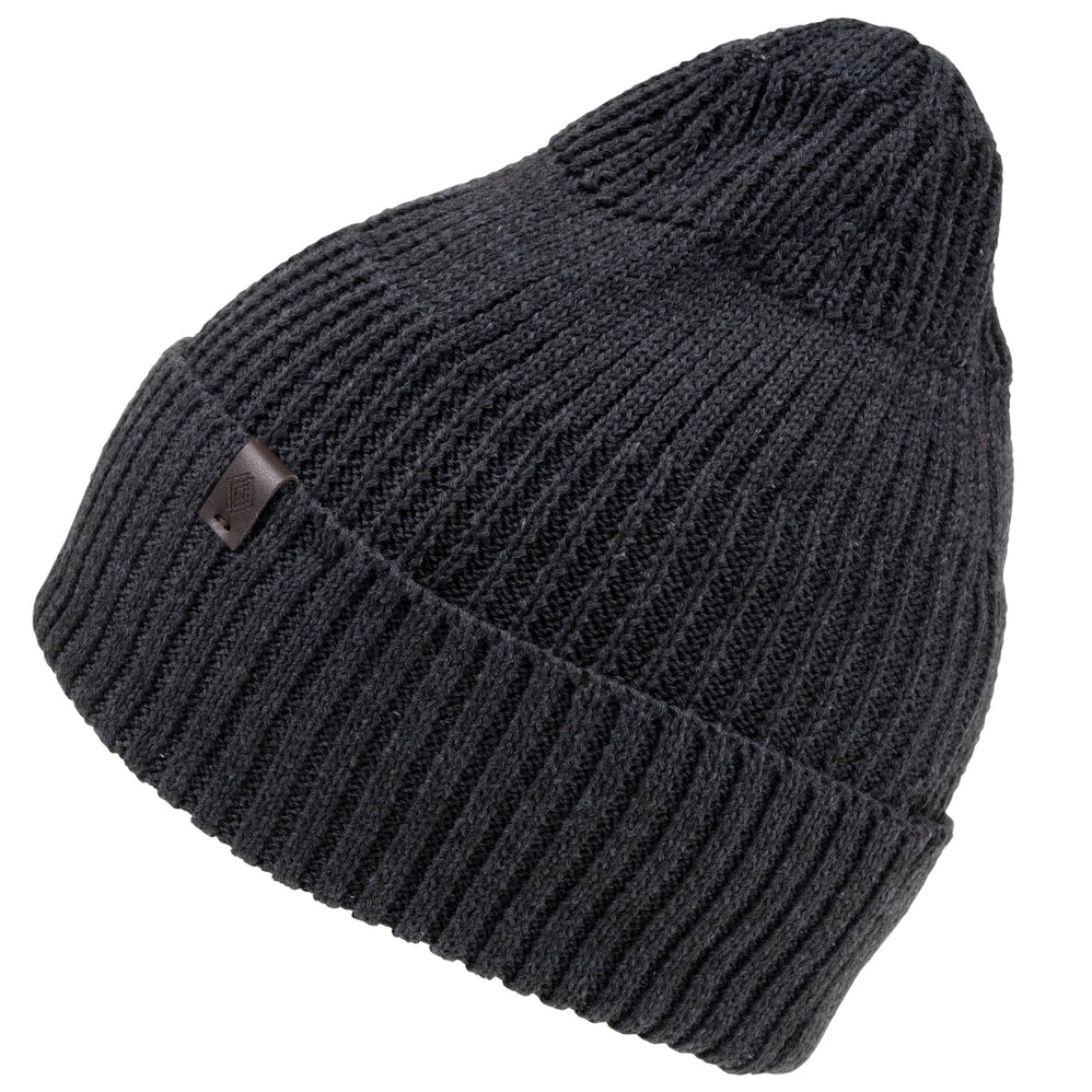 Bonnet Homme maille recyclée côtelée Gris - Isotoner