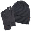 Bonnet Homme maille recyclée côtelée Gris