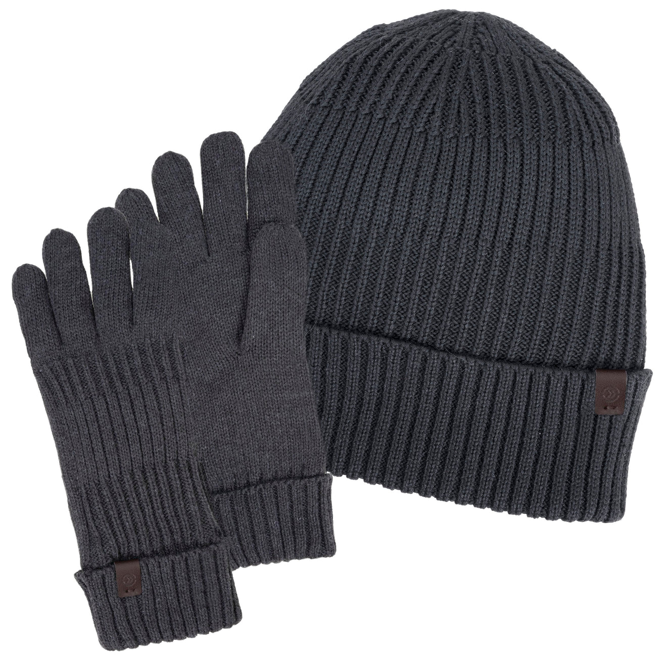 Bonnet Homme maille recyclée côtelée Gris