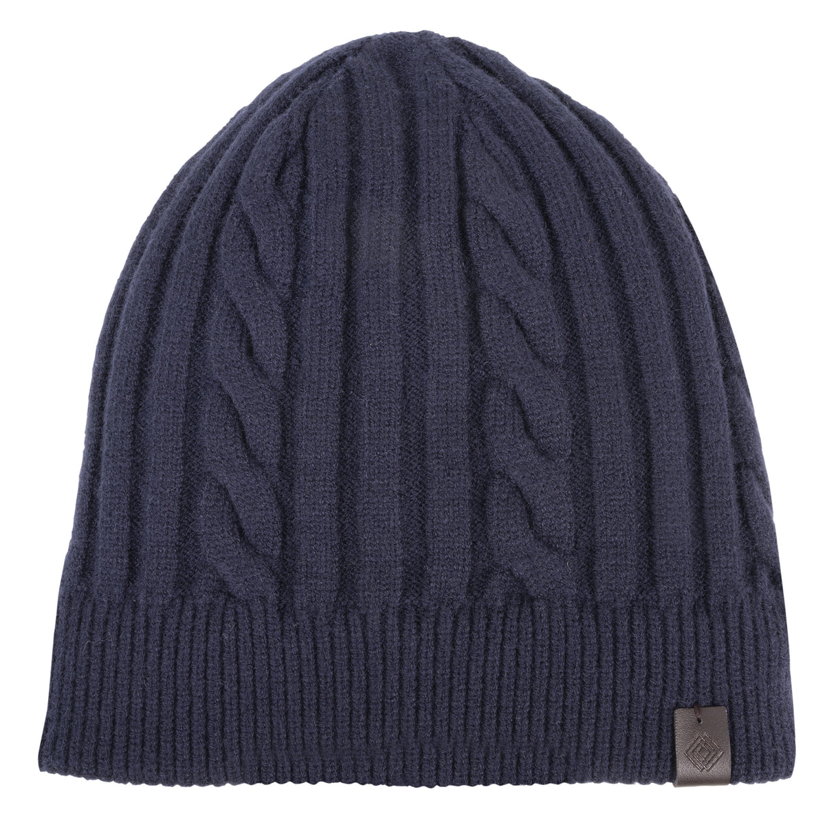 Bonnet Homme torsades marine
