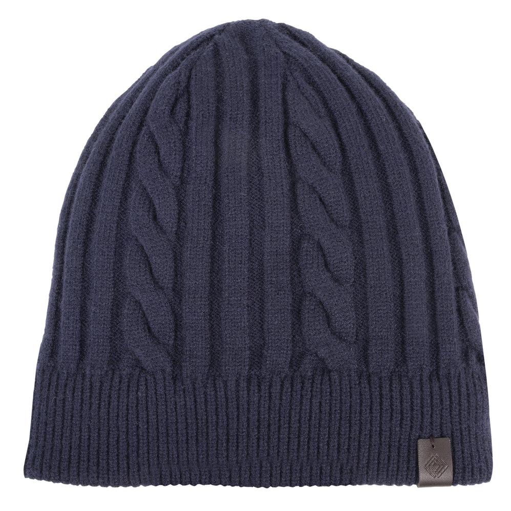 Bonnet Homme torsades marine - Isotoner