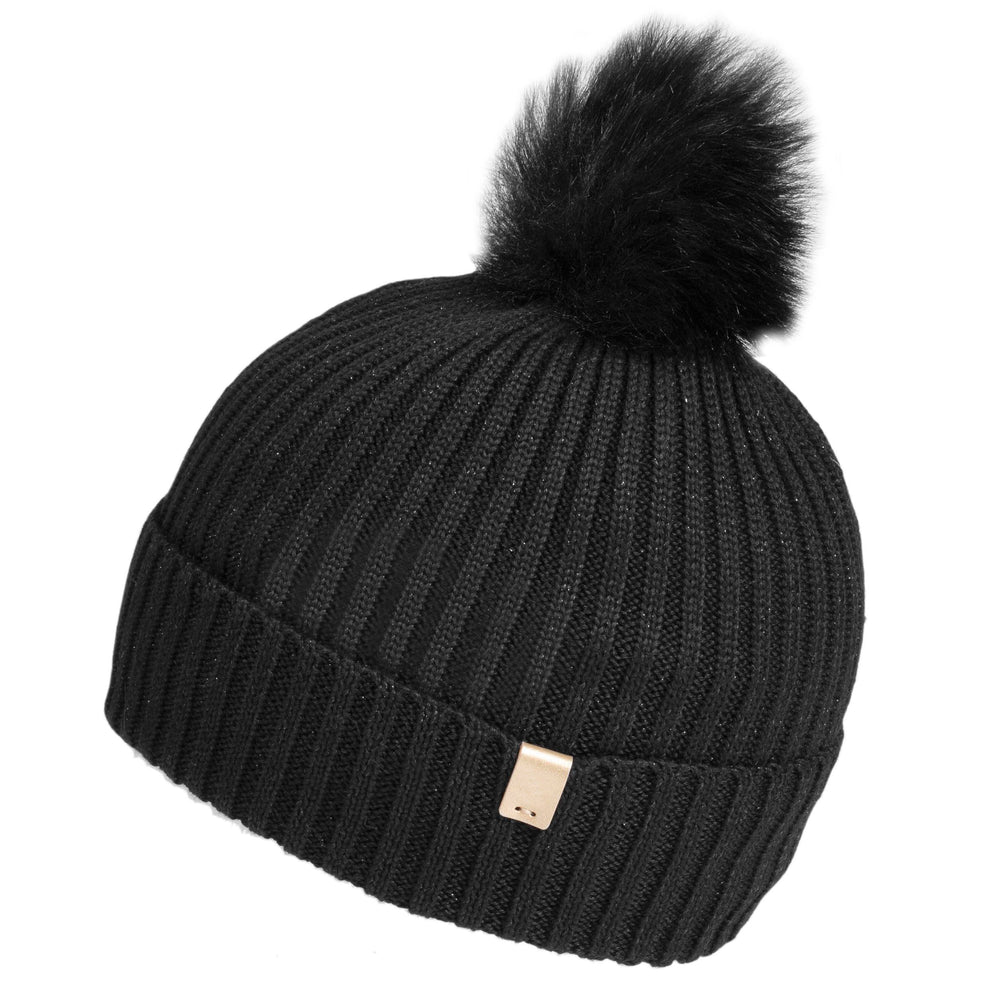 Bonnet Femme maille recyclée Noir - Isotoner