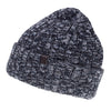 Bonnet Homme Maille Côtelée Noir marine chiné - Isotoner