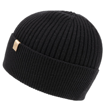 Bonnet maille Soft Touch Noir - Isotoner