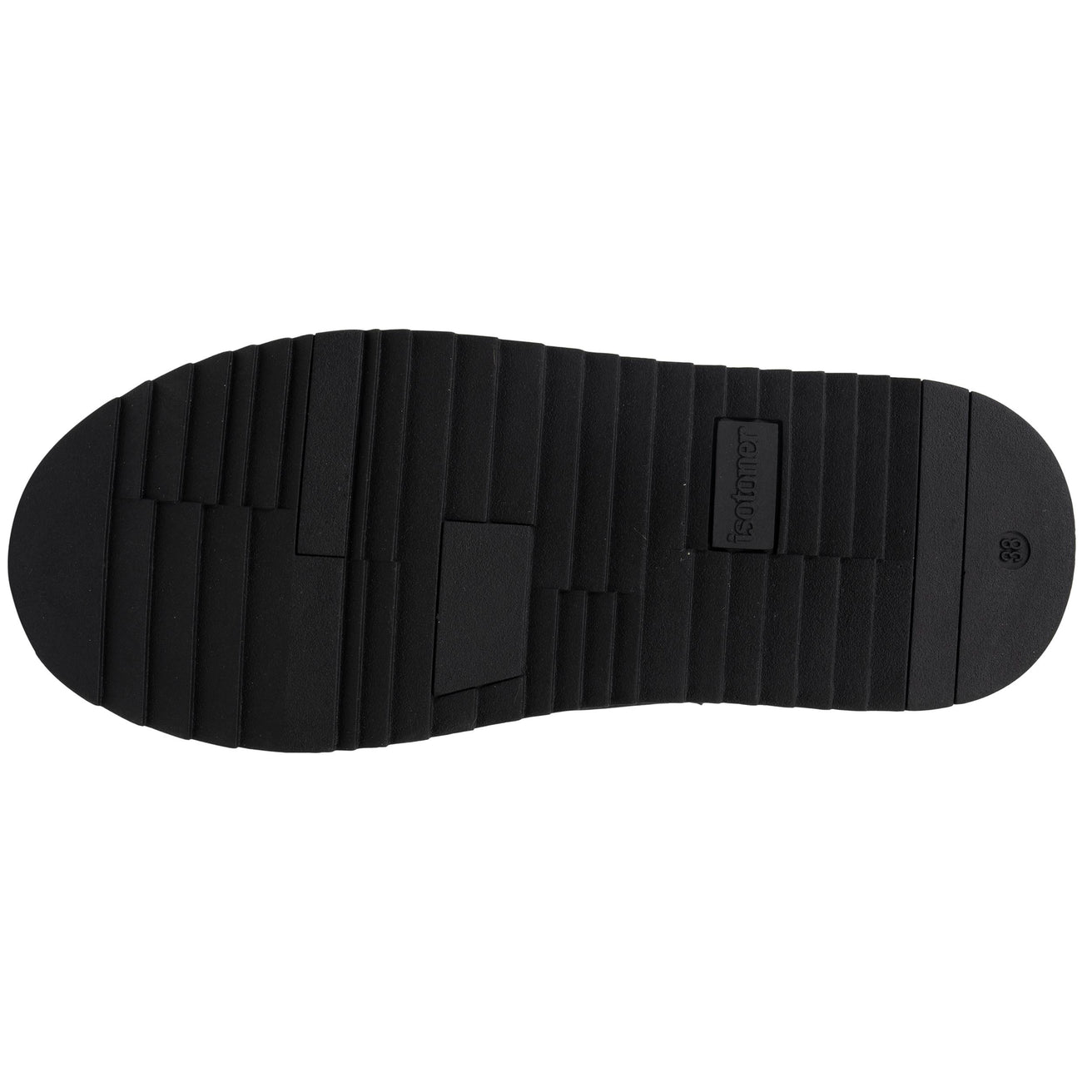 Bottines basses Femme bord imitation fourrure Noir