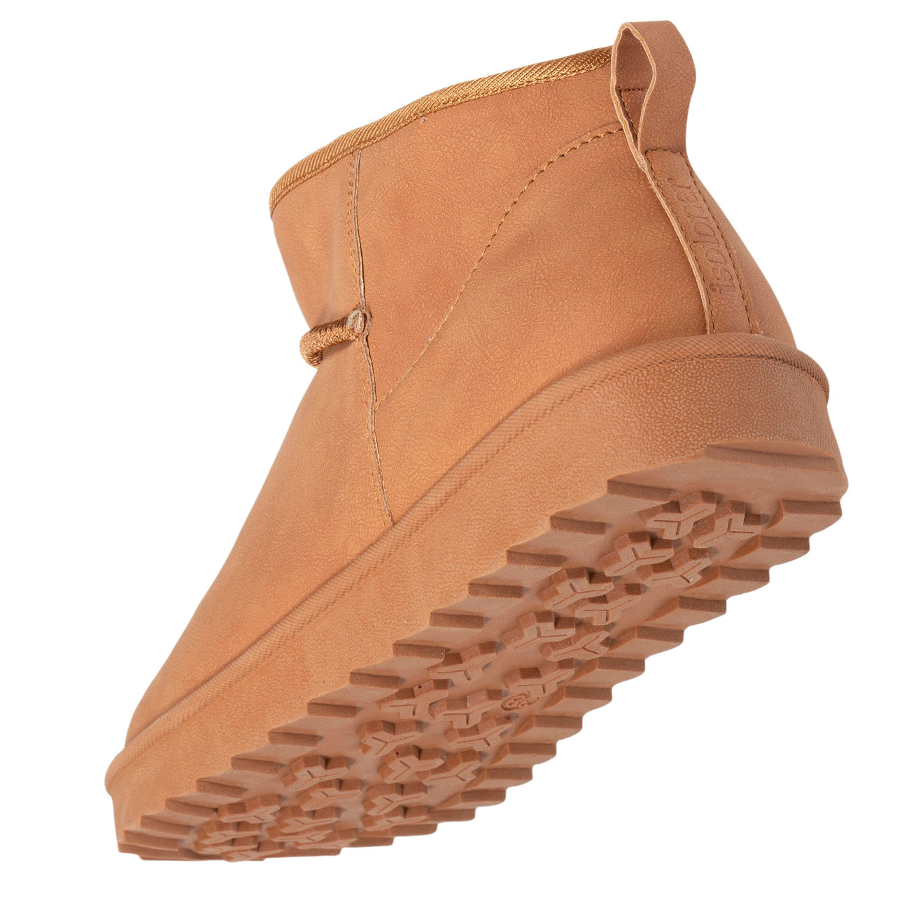 Bottines basses Femme imitation fourrure Camel Isotoner