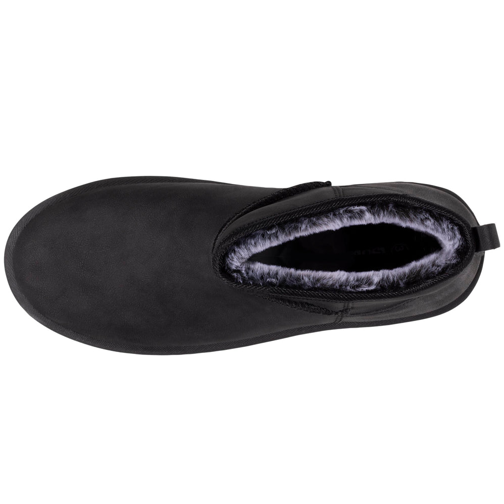 Bottines basses Femme imitation fourrure Noir - Isotoner