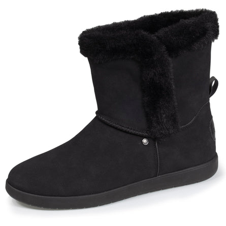 Bottines Femme fourrées avec revers Noir - Isotoner