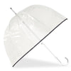 Parapluie cloche transparent PVC/blanc pvcnoir - Isotoner