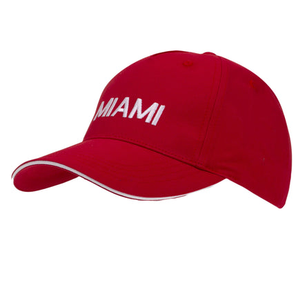 Casquette Adulte Rouge Broderie - Isotoner