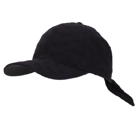 Casquette Femme Broderie anglaise Noir - Isotoner