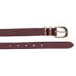 Ceinture Femme Bordeaux en cuir