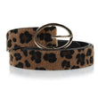 Ceinture Femme Léopard boucle ovale