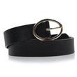 Ceinture Femme Noir boucle ovale