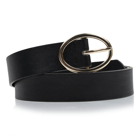 Ceinture Femme Noir boucle ovale - Isotoner
