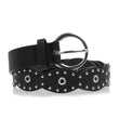 Ceinture Femme rock Noir cuir