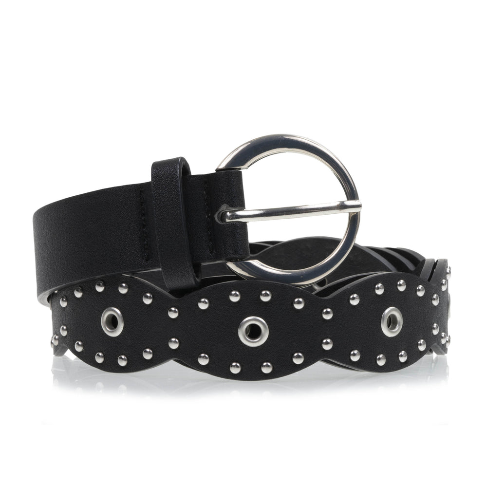 Ceinture Femme rock Noir cuir - Isotoner