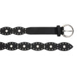 Ceinture Femme rock Noir cuir