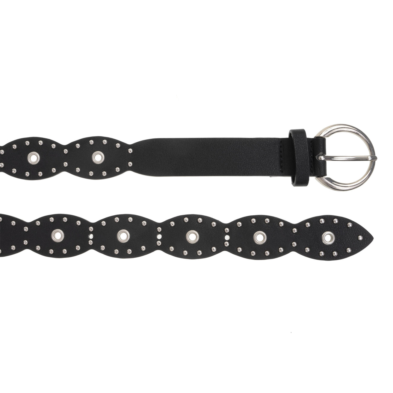 Ceinture Femme rock Noir cuir