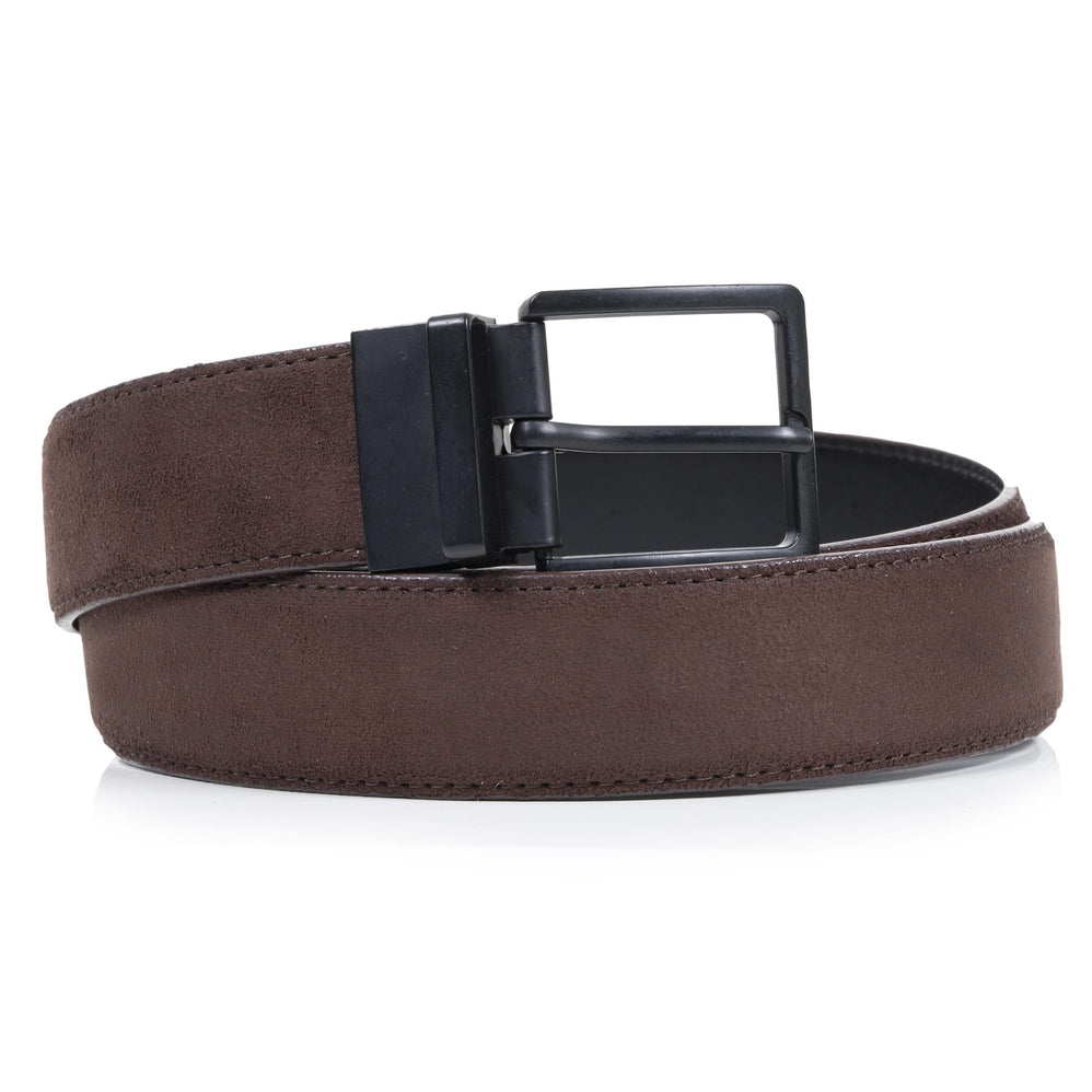 Ceinture Homme Cuir Réversible Marron/Noir - Isotoner