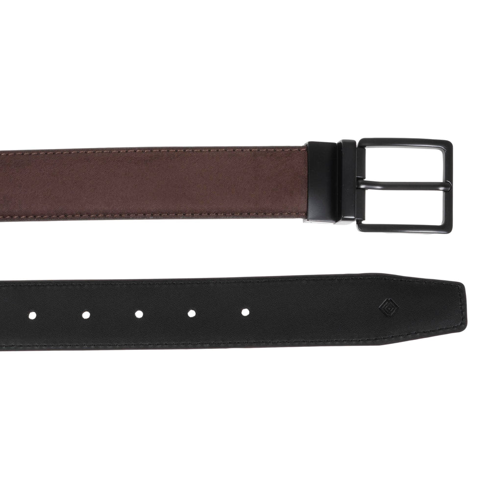 Ceinture Homme Cuir Réversible Marron/Noir - Isotoner
