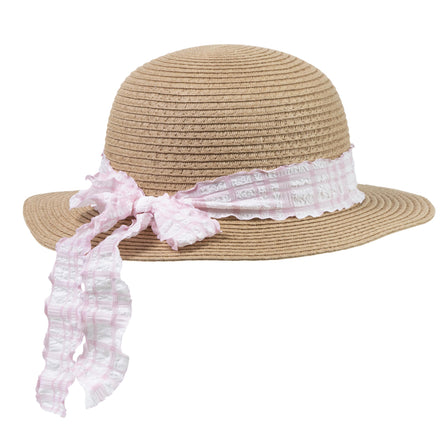 Chapeau Capeline Fille 4-8 ans Foulard rose - Isotoner