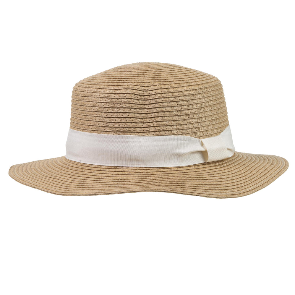 Chapeau Femme Canotier lien Crème - Isotoner