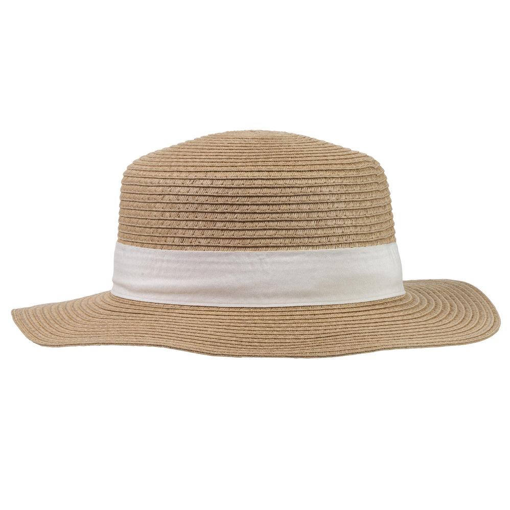 Chapeau Femme Canotier lien Crème - Isotoner