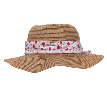 Chapeau capeline Femme Foulard fleurs - Isotoner