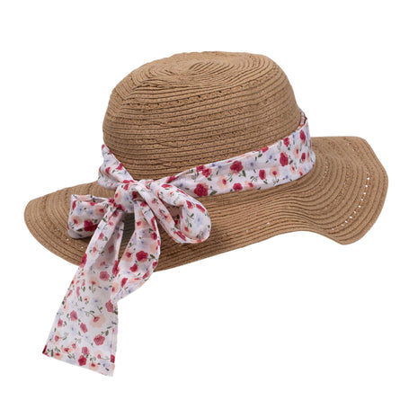 Chapeau capeline Femme Foulard fleurs - Isotoner