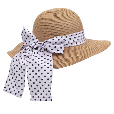 Chapeau capeline Femme Foulard pois - Isotoner