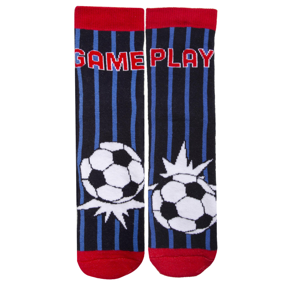 Chaussettes antidérapantes Enfant Foot 5/8 ans - Isotoner