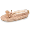 Chaussettes-chaussons Femme Sequins Ours beige - Isotoner