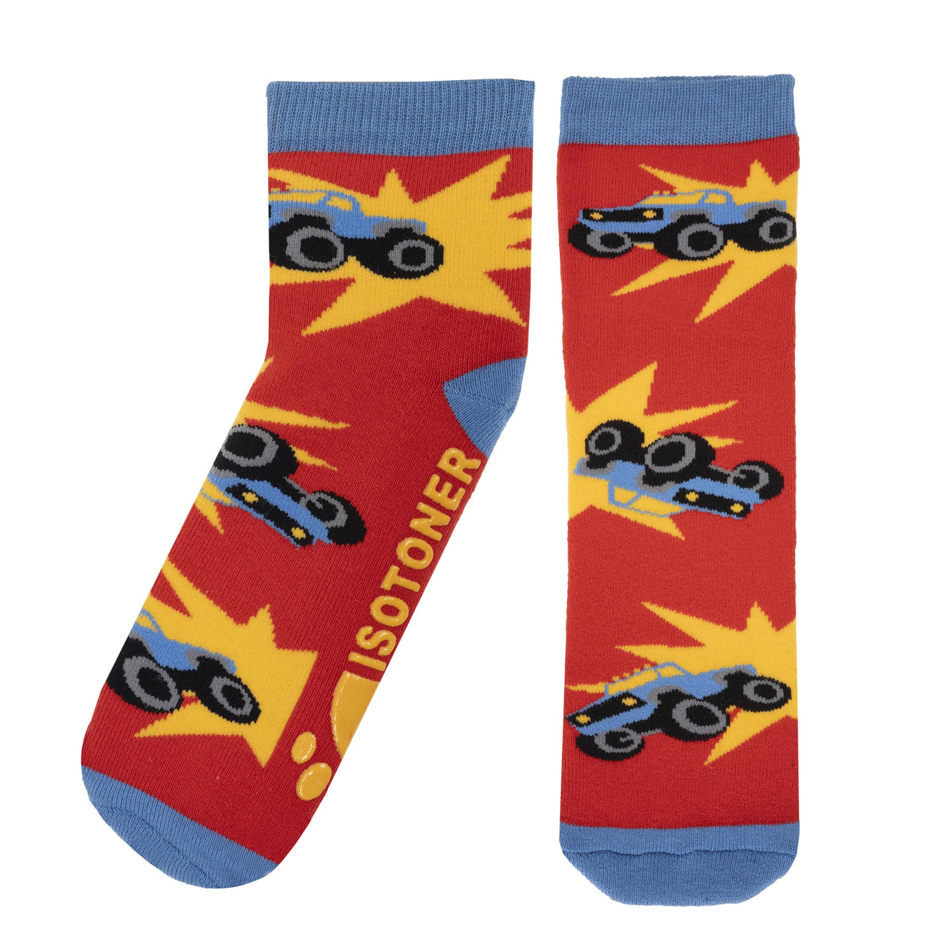 Chaussettes antidérapantes Enfant Rouge 5/8 ans