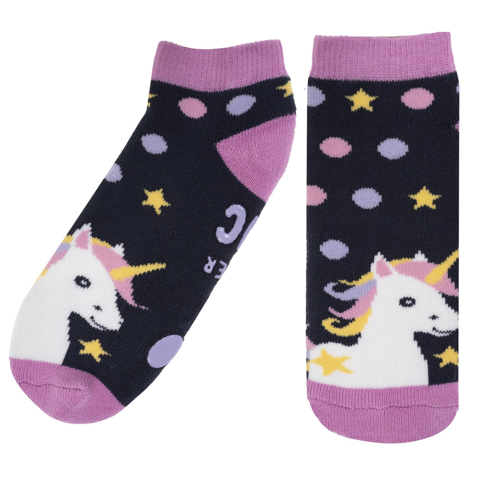 Chaussettes anti-dérapantes Enfant Marine 1/4 ans - Isotoner