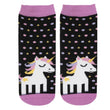 Chaussettes antidérapantes Enfant Marine 5/8 ans