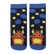 Chaussettes antidérapantes Enfant Orange 5/8 ans