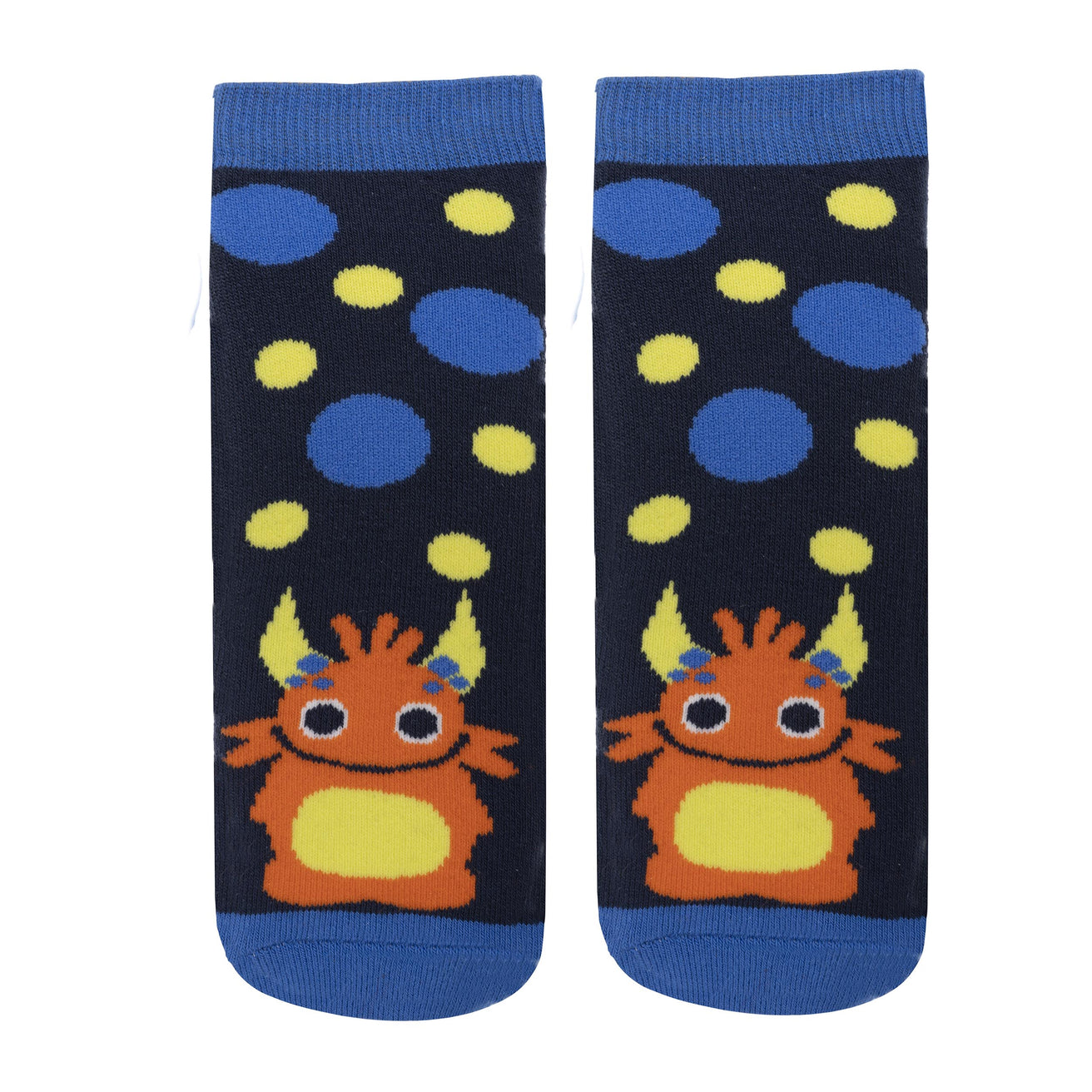 Chaussettes antidérapantes Enfant Orange 5/8 ans